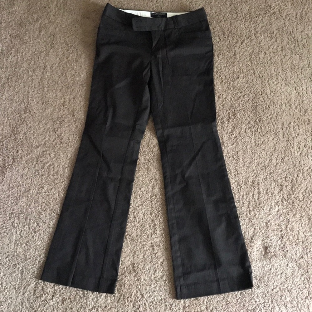 Banana Republic dark brown pin striped dress pants